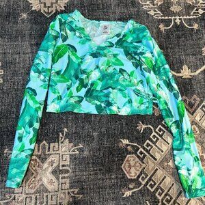 art class Girls Long Sleeve Swim Top Siz XL (14/16)